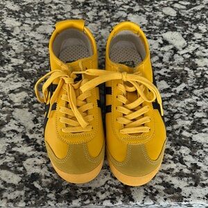 Yellow and Black Sneakers